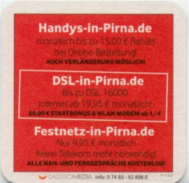 pirna pir-sn zum giesser 10 jahre 1b (quad185-handys in-schwarzrot)